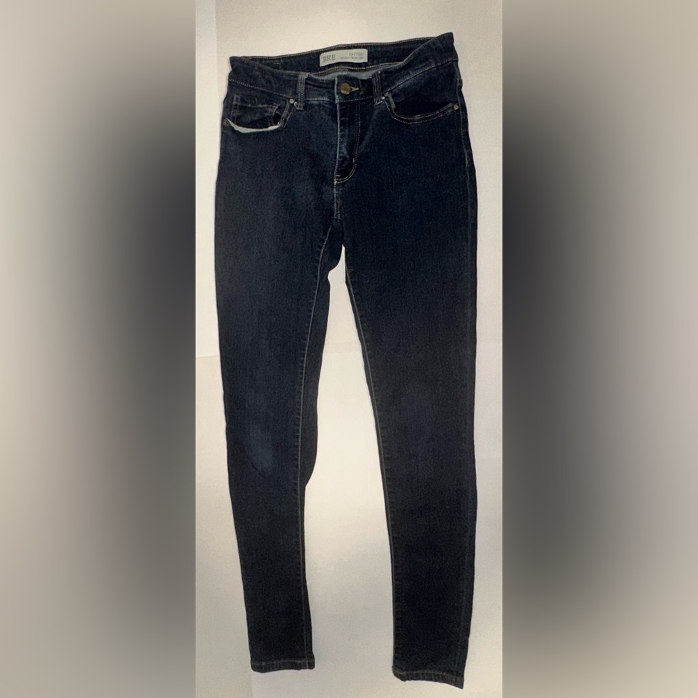 BKE Payton Ankle Skinny Jeans Womens Sz 28x31.5 Dark Wash Stretch Denim Mid Rise